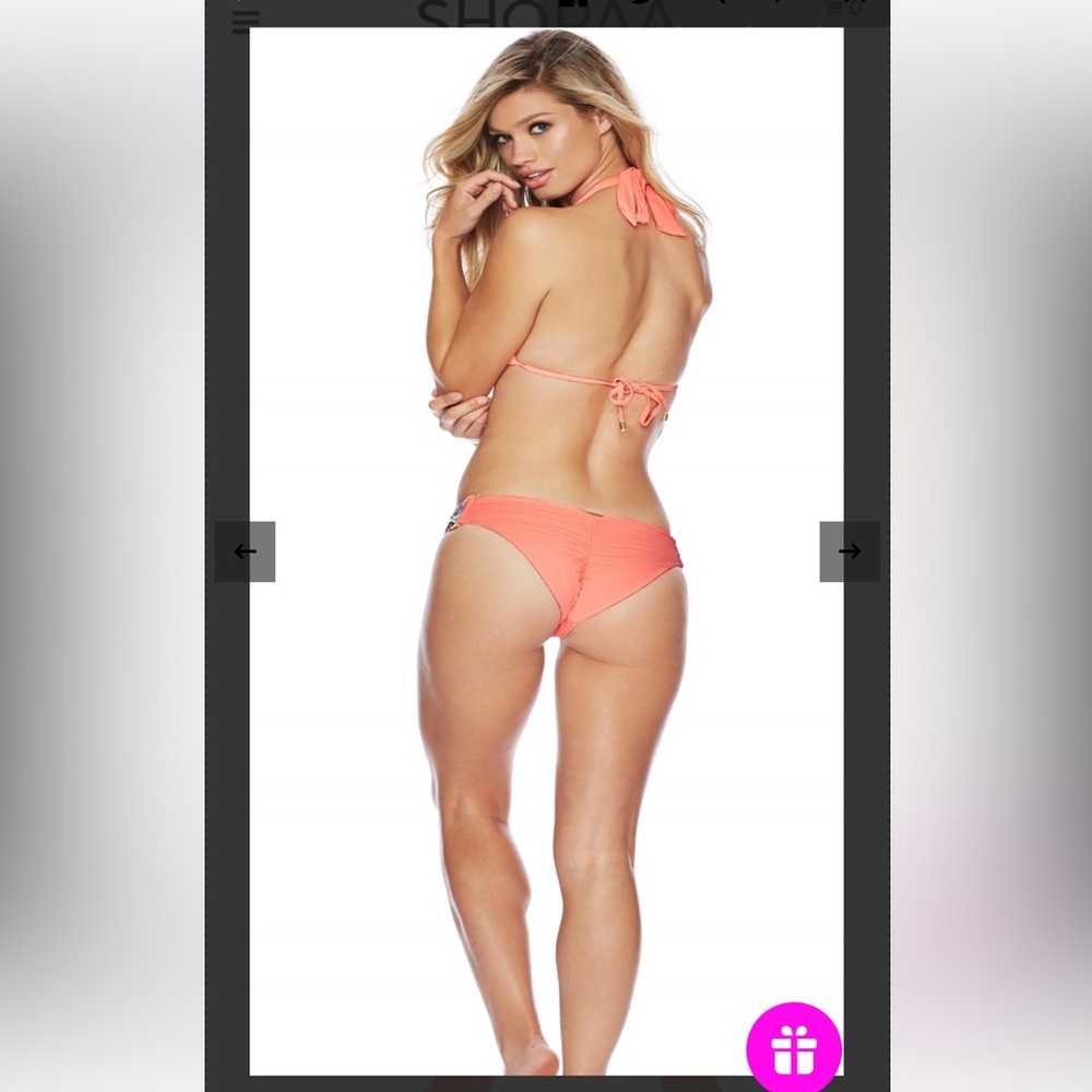 NWT Boho Paradise beach bunny bikini XL set - Picture 11 of 15